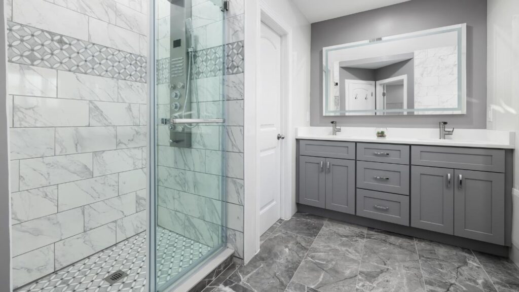 Tying It All Together Lighting Fixtures and Flow - American Bath and Shower